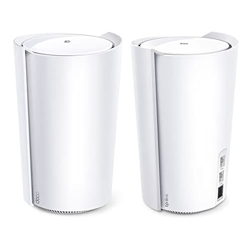 TP-Link Deco AX7800 Tri-Band Mesh WiFi 6 System (Deco X95) - Whole Home Coverage up to 6100 Sq.Ft with AI-Driven Smart Antennas, Multi-Gig Ethernet, Replaces Wireless Router and Extender (2-Pack)