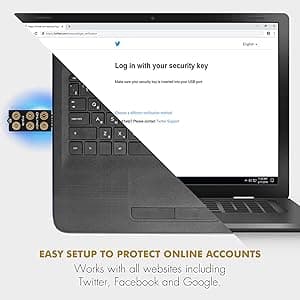 FIDO2 / U2F Security Key and Hardware Password Manager | Universal Two Factor Authentication | Portable Professional Grade Encryption | PGP/SSH/Yubikey OTP | Windows/Linux/Mac OS/Android