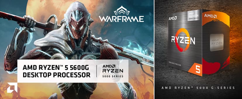 AMD Ryzen™ 5 5600G 6-Core 12-Thread Desktop Processor with Radeon™ Graphics