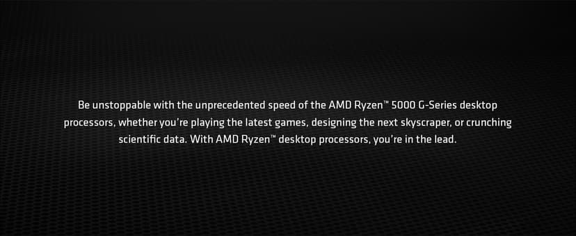 AMD Ryzen™ 5 5600G 6-Core 12-Thread Desktop Processor with Radeon™ Graphics