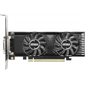 MSI Gaming GeForce GTX 1650 128-Bit HDMI/DP/DVI 4GB GDRR5 HDCP Support DirectX 12 VR Ready OC Low Profile Bracket Included Graphics Card (GTX 1650 4GT LP OC)