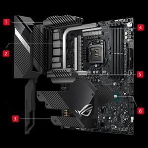 ASUS ROG Maximus XII Hero Z490 (WiFi 6) LGA 1200 (Intel 10th Gen) ATX Gaming Motherboard, 14+2 Power Stages, DDR4 4800+, 5Gbps LAN, Intel LAN