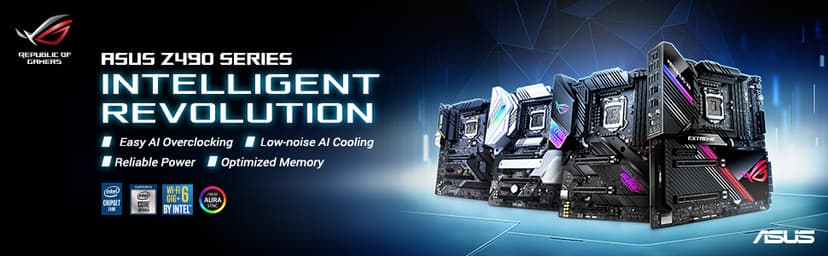 ASUS ROG Maximus XII Hero Z490 (WiFi 6) LGA 1200 (Intel 10th Gen) ATX Gaming Motherboard, 14+2 Power Stages, DDR4 4800+, 5Gbps LAN, Intel LAN