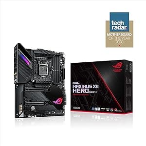 ASUS ROG Maximus XII Hero Z490 (WiFi 6) LGA 1200 (Intel 10th Gen) ATX Gaming Motherboard, 14+2 Power Stages, DDR4 4800+, 5Gbps LAN, Intel LAN