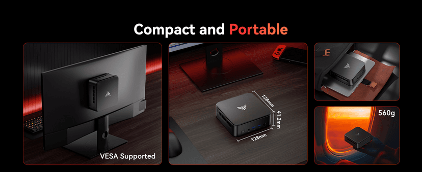 KAMRUI Mini Gaming PC, E3B 16GB RAM 512GB SSD Mini PC AMD Ryzen 5 7430U Micro Desktop Computers (Max 4.3GHz,6C/12T, Beat 5650U), Small Computer Support WiFi 6, BT5.2, Triple Display for Office Home