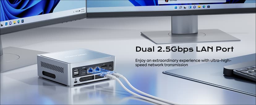 MINISFORUM NAB9 Plus Mini PC Intel Core i9-12900HK(14C/20T), 32GB RAM 1TB SSD, HDMI+DP+USB4(PD) Video Outputs Mini Computers, OCuLink Port, 2X 2.5G LAN Port Intel Iris Xe Graphics Desktop Computer