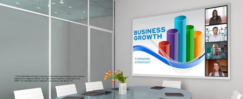 Epson EpiqVision Flex CO-FH02 Full HD 1080p Smart Streaming Portable Projector, 3-Chip 3LCD, 3,000 Lumen Color/White Brightness, Android TV, Bluetooth, 5W Speaker, Home Entertainment (Renewed)