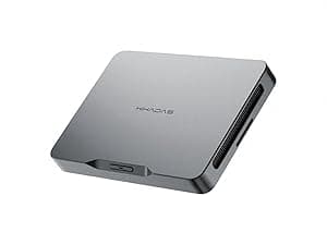 Khadas Mind 1 Mini PC, Intel Core i5-1340P 4.6GHz Micro Desktop Computer with 5.55Wh Standby Battery, 16GB LPDDR5, 512GB PCIe 4.0 SSD, BT5.3, WiFi 6E, Portable Computer for Business Home Office Gaming