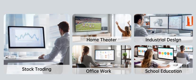 KAMRUI E2 Mini PC 11 Pro, 12th Gen Alder Lake N97(up to 3.6GHz) Micro PC (Beat N150/N100/N95), 16GB RAM 512GB M.2 SSD, Desktop Computers 4K Dual Display/USB3.2/WiFi/BT/LAN Small Computer