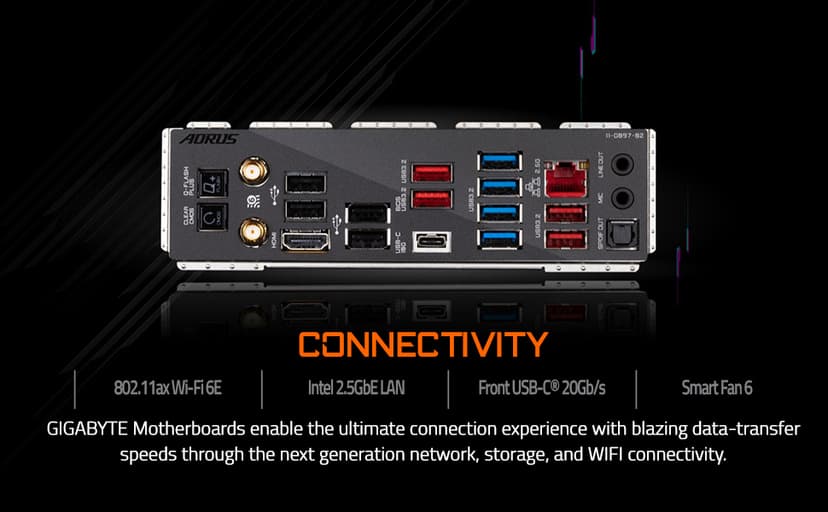 GIGABYTE B650 AORUS Elite AX AMD B650 ATX Motherboard with DDR5, PCIe 5.0, WiFi 6E, 5-Year Warranty