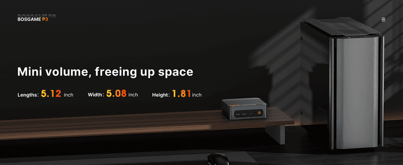 M4 Neo Mini PC, Mini Computers, AMD Ryzen 7 7840HS Gaming PC, 32GB DDR5 1TB PCIe SSD Desktop Computers, 4K Triple Display, USB4, Oculink, Dual 2.5G LAN, Wi-Fi 6E/BT5.2, for Home & Office