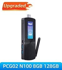 MeLE Mini PC Quieter 4C - 12th Gen N100, Fanless PC, 16GB Memory, 512GB Storage,with Windows 11 Pro, 2.4/5G Wi-Fi, Full-Functional USB-C, 4K Triple Display Desktop