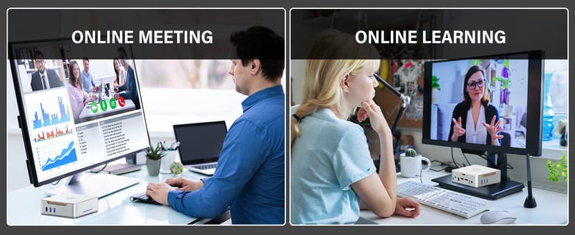 KAMRUI GK3Plus Mini PC, 16GB RAM 512GB M.2 SSD Mini Computers,12th Gen Alder Lake N95 (up to 3.4GHz) Micro PC, 2.5''SSD, Gigabit Ethernet,4K UHD,WiFi,BT,VESA/Home/Business Small pc