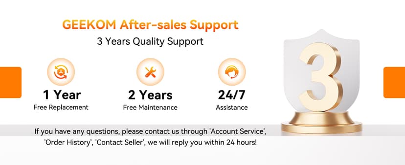 GEEKOM A6 Mini PC, AMD Ryzen 7 6800H(8C/16T, up to 4.7GHz), 32GB DDR5 RAM, 1TB PCIe 4.0 NVMe SSD, Radeon 680M, Compact Aluminium Design Windows 11 Pro Desktop Computer with USB4/8K UHD/Wi-Fi 6E/BT 5.2