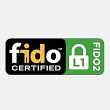 FIDO2 U2F Security Key Passkey Two-Factor Authentication (2FA) USB Key PIN+Touch (Non-Biometric) USB-A Type TrustKey T110