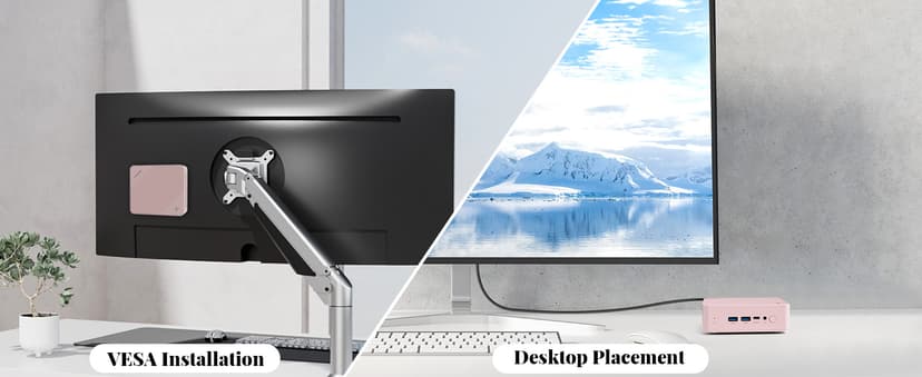 NIMO Mini PC Desktop, 16GB RAM 1TB SSD 12th Gen N100(Beat i3 1115G4) Mini Desktop Computers with USB3.2 BT5.2 WiFi 6, 4K Triple-Monitor Display Micro Computer for Student Home Office