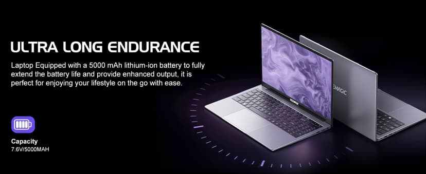 ACEMAGIC 2025 Laptop, Laptop Computer with Intel Quad-Core Processor(Up to 3.4GHz), 16GB DDR4 512GB SSD, Windows 11 Laptop, 15.6" IPS 1080P, Metal Shell, USB3.2, Long Battery Life