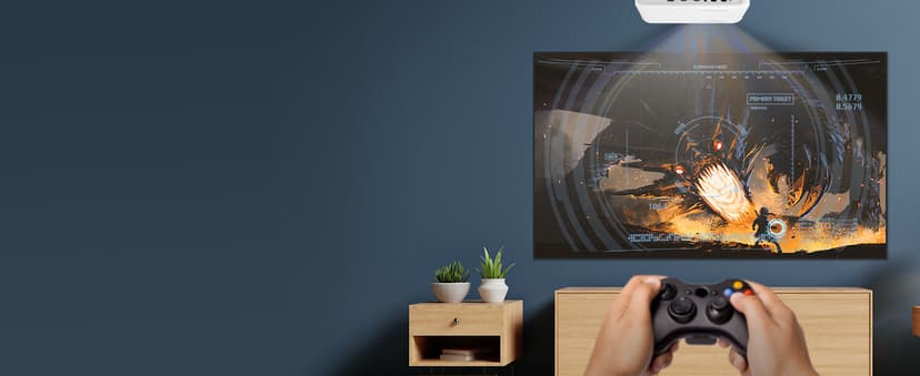 ViewSonic PX703HD 1080p Projector with 3500 Lumens DLP 3D Dual HDMI Sports Mode and Low Input Lag for Gaming, Stream Netflix with Dongle