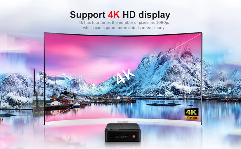 Beelink SER5 MAX Mini PC,AMD Ryzen 7 6800U(8C/16T,up to 4.7 GHz),Mini Computer 32GB LPDDR5 RAM 1TB SSD Graphics 12 core 2200 MHz,Support 4K Triple Display/HDMI+DP+Type-C/Wifi6/BT5.2/1000M LAN/USB3.2