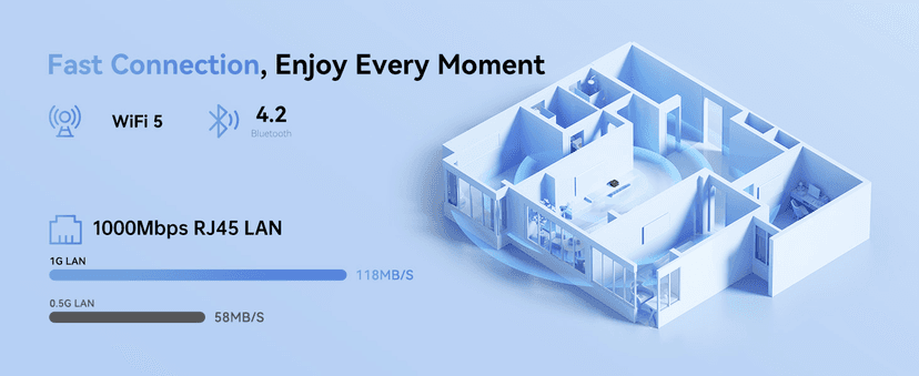 KAMRUI Mini PC Computer, Intel Processor N97 (up to 3.6 GHz), 16GB DDR4 RAM 256GB M.2 SSD, Mini Desktop Computer Support Dual 4K, WiFi, Bluetooth, Ethernet, HTPC for Business, Education, Home