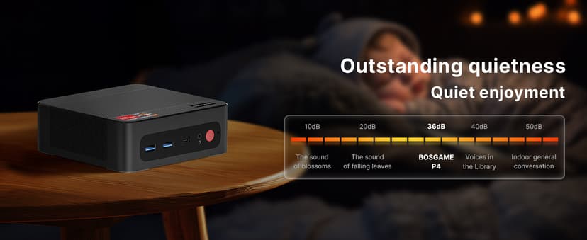 Mini PC P4 Plus, AMD Ryzen 7 5825U Mini Computers, 32GB DDR4 RAM 1TB m.2 NVMe SSD, Dual 2.5GbE LAN Ports/WiFi 6E/BT5.2, 4K Triple Display, Dual NVMe SSD Slots Mini Gaming PC