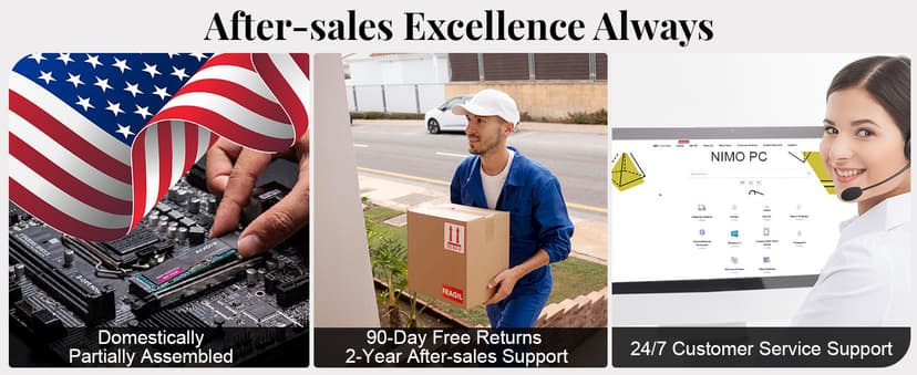 NIMO Mini PC Desktop, 16GB RAM 1TB SSD 12th Gen N100(Beat i3 1115G4) Mini Desktop Computers with USB3.2 BT5.2 WiFi 6, 4K Triple-Monitor Display Micro Computer for Student Home Office