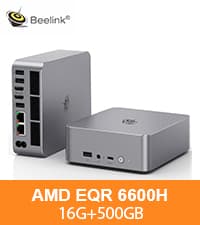 Beelink Mini PC AMD Ryzen 7 5825U Up to 4.5GHz 8C/16T, SER5 PRO Mini Computer with 32GB DDR4 RAM 1TB M.2 SSD, Support 2.5GLAN/4K Triple Screen Display(HDMI+DP+Type-C)/WiFi6/BT5.2/Home/Office