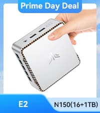 KAMRUI Mini Gaming PC, E3B 16GB RAM 512GB SSD Mini PC AMD Ryzen 5 7430U Micro Desktop Computers (Max 4.3GHz,6C/12T, Beat 5650U), Small Computer Support WiFi 6, BT5.2, Triple Display for Office Home