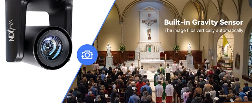 Tenveo AI Auto Tracking NDI PTZ Camera 3G-SDI/HDMI/USB3.0/LAN PoE 30X Optical+8X Digital Zoom IP Live Streaming Camera, FHD 1080P 60FPS for Church Services Worship Large Events Live Broadcast