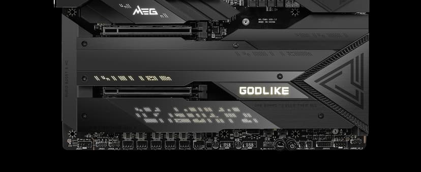 MSI MEG Z790 GODLIKE Gaming Motherboard (Supports 12th/13th/ 14th Gen Intel Processors, LGA 1700, DDR5, PCIe 5.0, M.2, 10Gbps LAN, USB 3.2 Gen2, Wi-Fi 6E, Bluetooth 5.3, Thunderbolt, E-ATX)