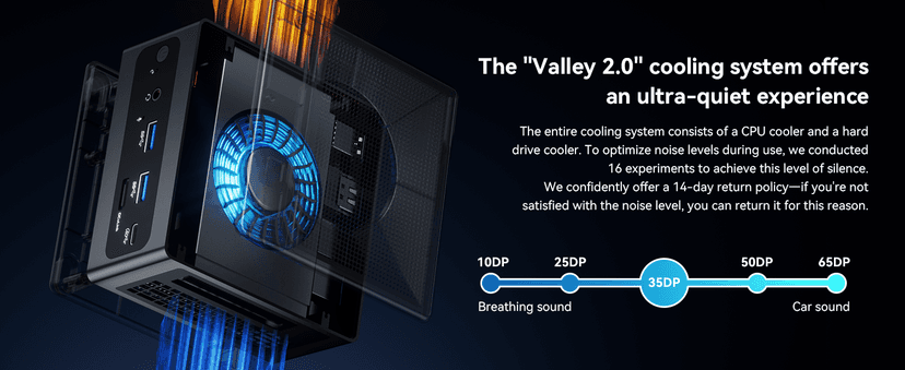 GEM10 Mini PC, AMD Ryzen 7 7840HS (8C/16T, up to 5.1GHz), 32GB RAM (6400MT/S) 1T SSD, Mini Computer, NVME*3,OCULINK+USB4+HDMI2.1, WiFi 6 2.5G LAN 8K Triple Display