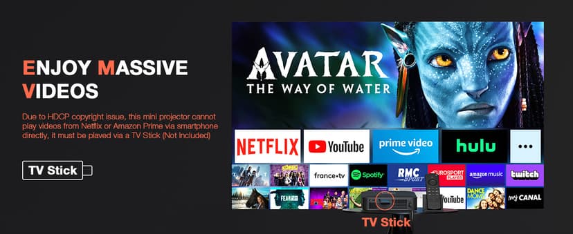 【360°Adjustable Stand & Auto Focus/Keystone】Mini Projector with WiFi and Bluetooth, 550ANSI Native 1080P Portable Outdoor Movie Projector, VOPLLS Home Projector 4K Support for HDMI/USB/Phone/PC(Black)