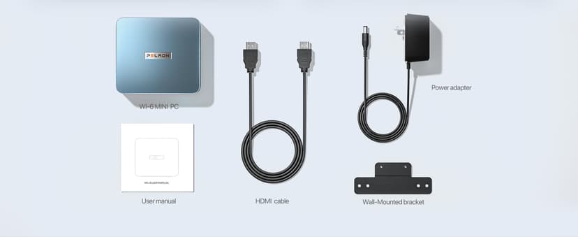 PELADN Mini PC, N95(up to 3.4GHz),16GB DDR4/512GB SSD,Type-C/Dual HD,Mini Desktop Computer,4K/60Hz Triple-Display USB3.0/WiFi 5/BT4.2 Mini Computers for Home Business