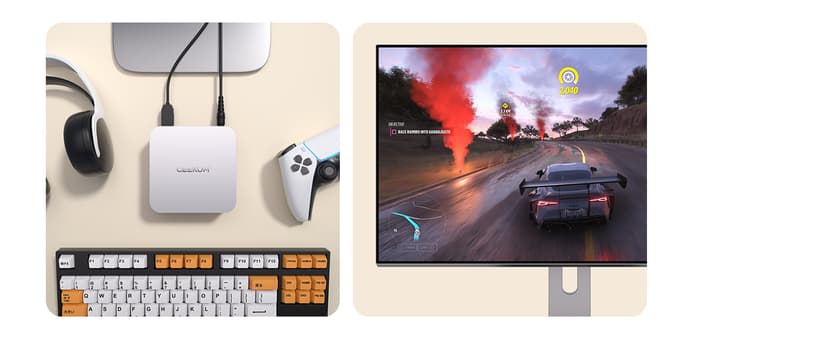 GEEKOM A6 Mini PC, AMD Ryzen 7 6800H(8C/16T, up to 4.7GHz), 32GB DDR5 RAM, 1TB PCIe 4.0 NVMe SSD, Radeon 680M, Compact Aluminium Design Windows 11 Pro Desktop Computer with USB4/8K UHD/Wi-Fi 6E/BT 5.2