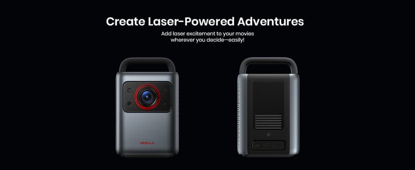 NEBULA by Anker Cosmos Laser 1080P Projector, 4K Support, Outdoor Projector, Android TV 10.0 with 7000+Apps, Auto Focus, Auto Keystone Correction, Screen Fit, Home Theater, Movie Projector for Parties