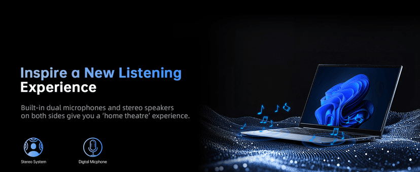 ACEMAGIC 15.6 Inch Laptop with Windows 11, 16GB DDR4 RAM 512GB M.2 2280 SSD,Intel N N97 Quad-Core Processor, WiFi,Bluetooth,Webcam,Portable Laptops Computer for Office Student Business Entertainment