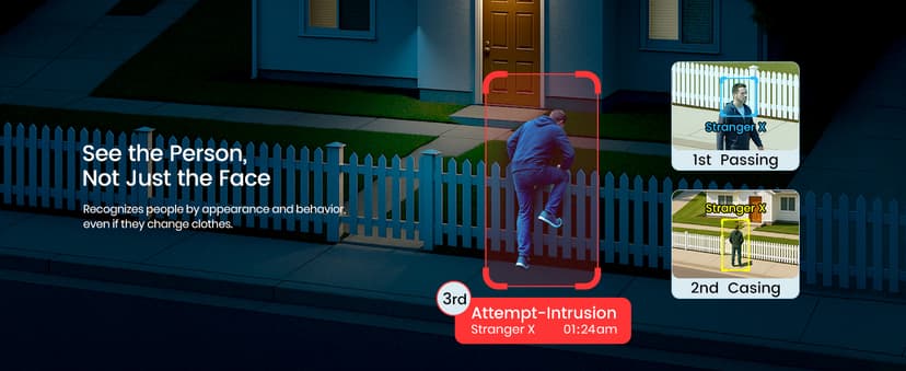 AOSU 4K Solar Security Cameras Wireless Outdoor, Expandable to 16TB (32GB Built-in) HomeCortex Home Security System + 6 Extra Solar Panel, AI Face Recognition & Behavior Detection, 6-Cam Kit