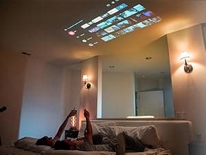 WEMAX Dice Outdoor Portable Projector, 3 Hours Battery, 700 ANSI Lumens Native 1080p, 4K Mini Movie Projector, Mobile Theater, WiFi Bluetooth HDMI USB, Dolby Audio DTS-HD, Auto Focus, Auto Keystone