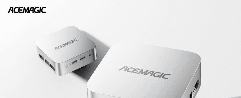 ACEMAGIC Vista Mini V1 Mini PC, Twin Lake N150, 16GB DDR4 RAM 1TB SSD Mini Computers, 11 Pro Desktop 4K Dual Display, WiFi/Bluetooth, for Home Office Business, up to 3.6 GHz(Beat N100/N95)