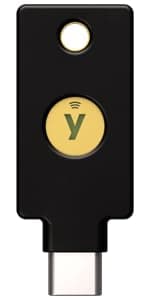 Yubico - Security Key NFC - Basic Compatibility - Multi-factor authentication (MFA) Security Key, Connect via USB-A or NFC, FIDO Certified