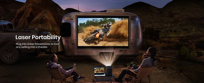 NEBULA by Anker Cosmos Laser 1080P Projector, 4K Support, Outdoor Projector, Android TV 10.0 with 7000+Apps, Auto Focus, Auto Keystone Correction, Screen Fit, Home Theater, Movie Projector for Parties