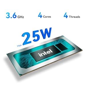 Beelink Mini PC, Mini S13 Mini Computer Intel Twin Lake N150(up to 3.6GHz), Desktop Computers 16G DDR4 RAM 500G NVMe SSD, Small PC 4K UHD HDMI/Wifi6/BT5.2 for Office/Home/HTPC/2.5G*2