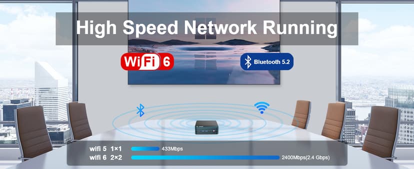Beelink Mini PC AMD Ryzen 7 5825U Up to 4.5GHz 8C/16T, SER5 PRO Mini Computer with 32GB DDR4 RAM 1TB M.2 SSD, Support 2.5GLAN/4K Triple Screen Display(HDMI+DP+Type-C)/WiFi6/BT5.2/Home/Office
