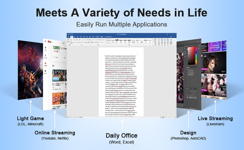 Beelink Mini PC, Mini S13 Mini Computer Intel Twin Lake N150(up to 3.6GHz), Desktop Computers 16G DDR4 RAM 500G NVMe SSD, Small PC 4K UHD HDMI/Wifi6/BT5.2 for Office/Home/HTPC/2.5G*2
