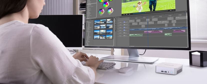 GEEKOM Mini PC XT13 Pro, with 13th Gen Intel i9-13900H Mini Computers(14 C/20T, Up to 5.4GHz) 32GB DDR4/2TB PCIe Gen 4 SSD Windows 11 Pro Support USB 4.0/2.5G LAN/8K/Quad Displays/Wi-Fi 6E/BT5.2