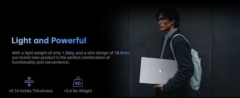 ACEMAGIC 15.6 Inch Laptop with Windows 11, 16GB DDR4 RAM 512GB M.2 2280 SSD,Intel N N97 Quad-Core Processor, WiFi,Bluetooth,Webcam,Portable Laptops Computer for Office Student Business Entertainment