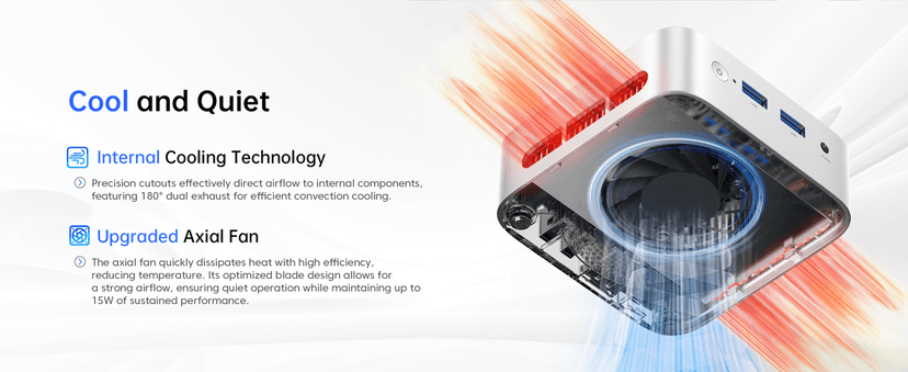 ACEMAGIC Vista Mini V1 Mini PC Computers, Intel Twin Lake N150(Turbo 3.6GHz), 16GB RAM 1TB M.2 SSD Mini Computer, 4K HDMI DP Dual WiFi/Bt, Gigabit Ethernet Vesa, Home/Office Micro Pc