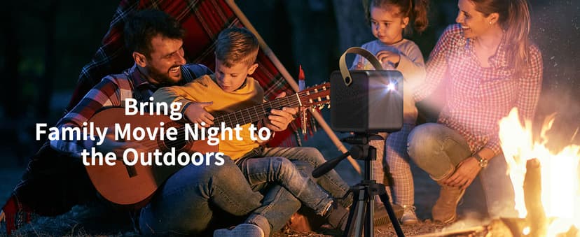 WEMAX Dice Outdoor Portable Projector, 3 Hours Battery, 700 ANSI Lumens Native 1080p, 4K Mini Movie Projector, Mobile Theater, WiFi Bluetooth HDMI USB, Dolby Audio DTS-HD, Auto Focus, Auto Keystone