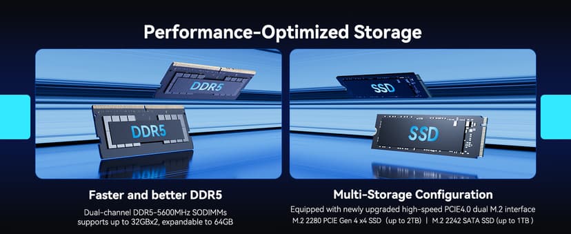 GEEKOM GT1 Mega AI Mini PC, with Intel 14th Gen Ultra 9 185H (Up to 5.1 GHz), 32GB DDR5 2TB M.2 NVMe SSD, Mini Desktop Computers Windows 11 Pro, 2.5G Dual LAN/WiFi 7/BT 5.4/USB4.0/8K/3 Years Warranty