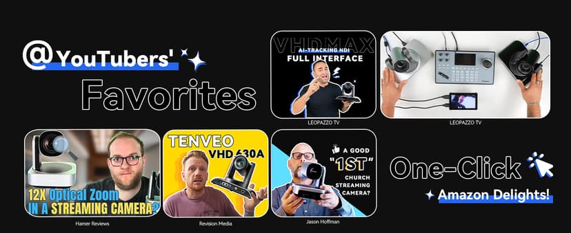 Tenveo AI Auto Tracking NDI PTZ Camera 3G-SDI/HDMI/USB3.0/LAN PoE 30X Optical+8X Digital Zoom IP Live Streaming Camera, FHD 1080P 60FPS for Church Services Worship Large Events Live Broadcast